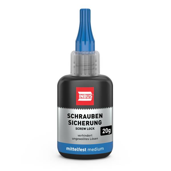 INBUS® Schraubensicherung Festigkeit: mittel 20g - mit OneDrop - Made in Germany