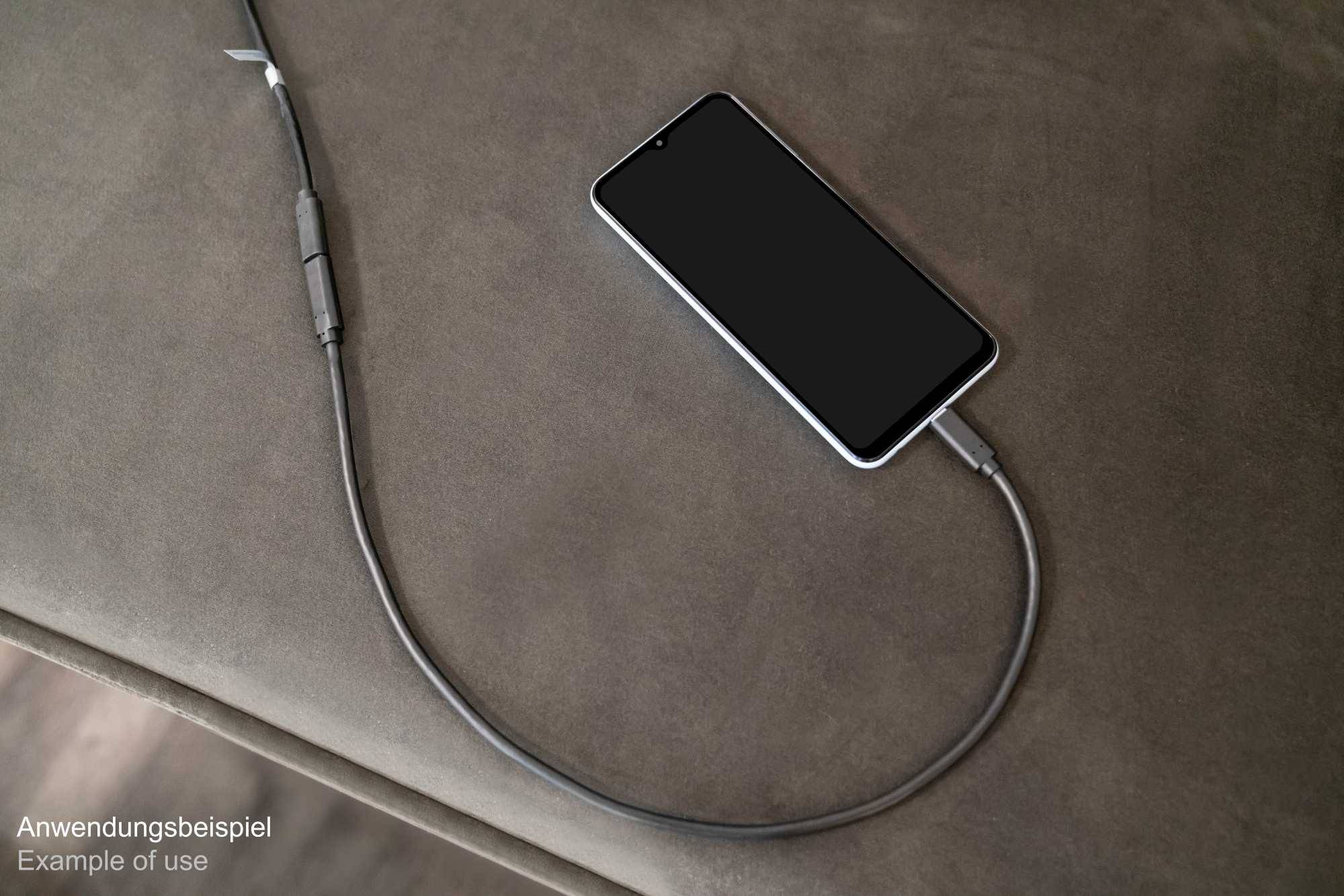 Verlängerungskabel USB 3.2 Gen.2 , USB-C™ Stecker an USB-C™ Buchse, CU, schwarz, 0,5m, Good Connections®-4