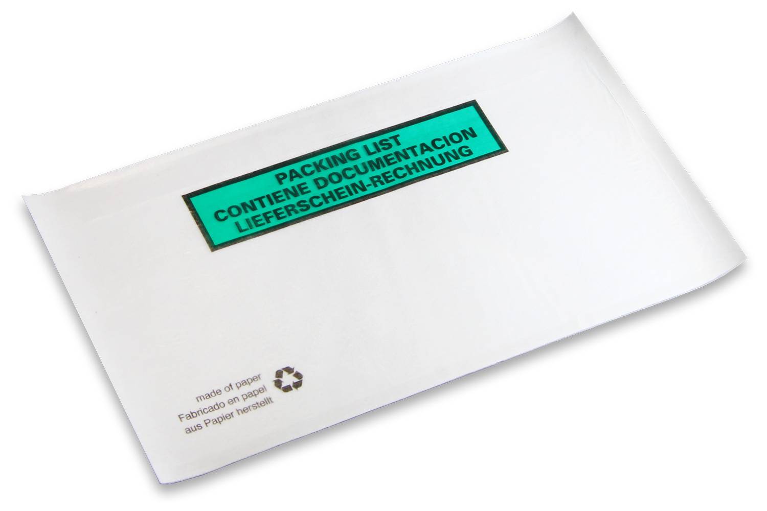 Dokumententaschen Maße 240x130mm weiß DIN-Lang Pergaminpapier TRANSPAK-3