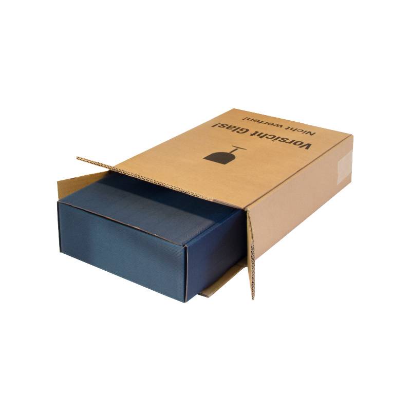 Versandkarton Maße 285x110x390mm Qualität 2.3BC braun postgeprüft TRANSPAK-0