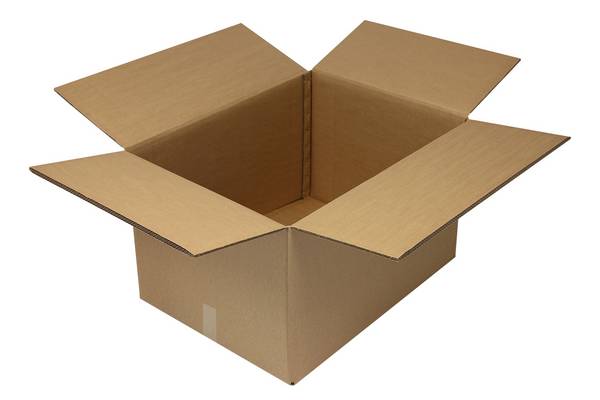 Wellpapp-Faltkarton 3-wellig, 770 x 570 x 440, Qual 2.91, braun, Fefco 0201