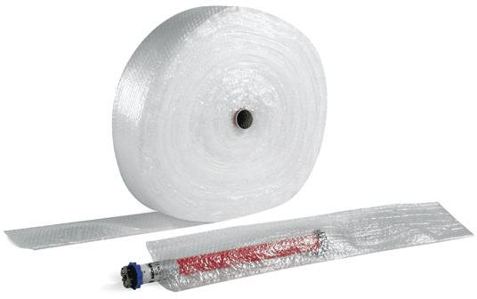 Luftpolsterschlauchfolie 3-lagig Breite 100mm L.50m S.60µ transparent TRANSPAK-0