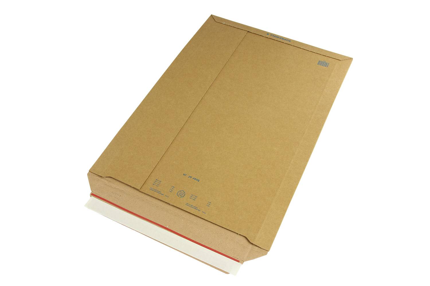 Versandtasche Suprawell Maße 370x540mm B3 Wellpappe braun SK TRANSPAK