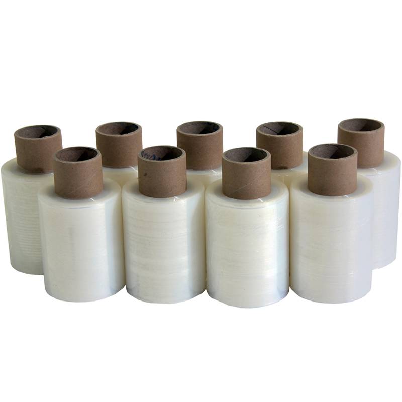 Mini-Stretch, 100 mm breit x 150 lfm, Stärke 20 µ, transparent