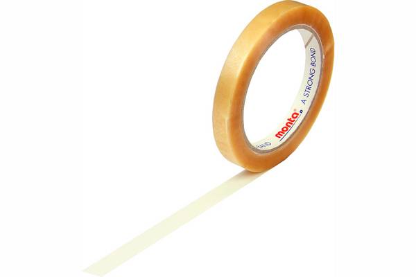 Klebeband Typ 220 Breite 12mm Länge 66m S.54µ PVC transparent leise TRANSPAK