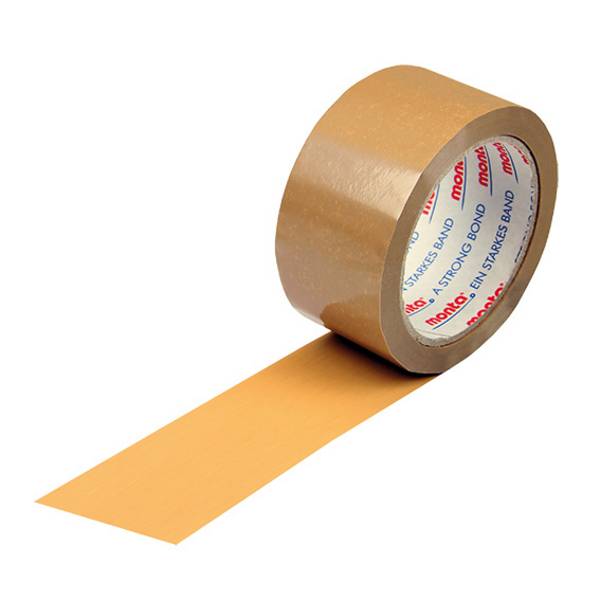 Klebeband monta 283 Breite 50mm Länge 66m Stärke 52µ PVC braun leise MONTA