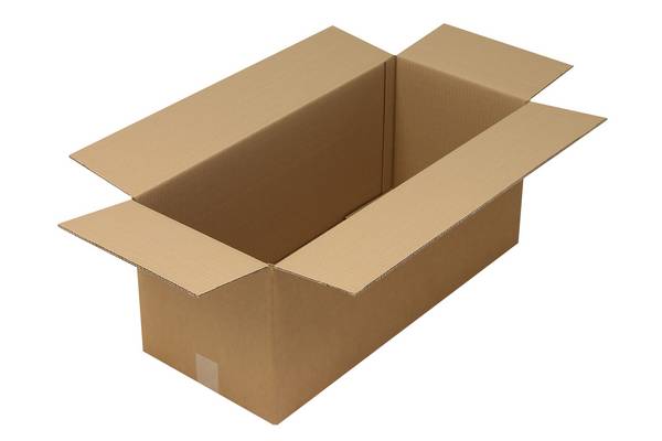 Wellpapp-Faltkarton 2-wellig, 700 x 300 x 300 mm, Qual. 2.30 BC, braun