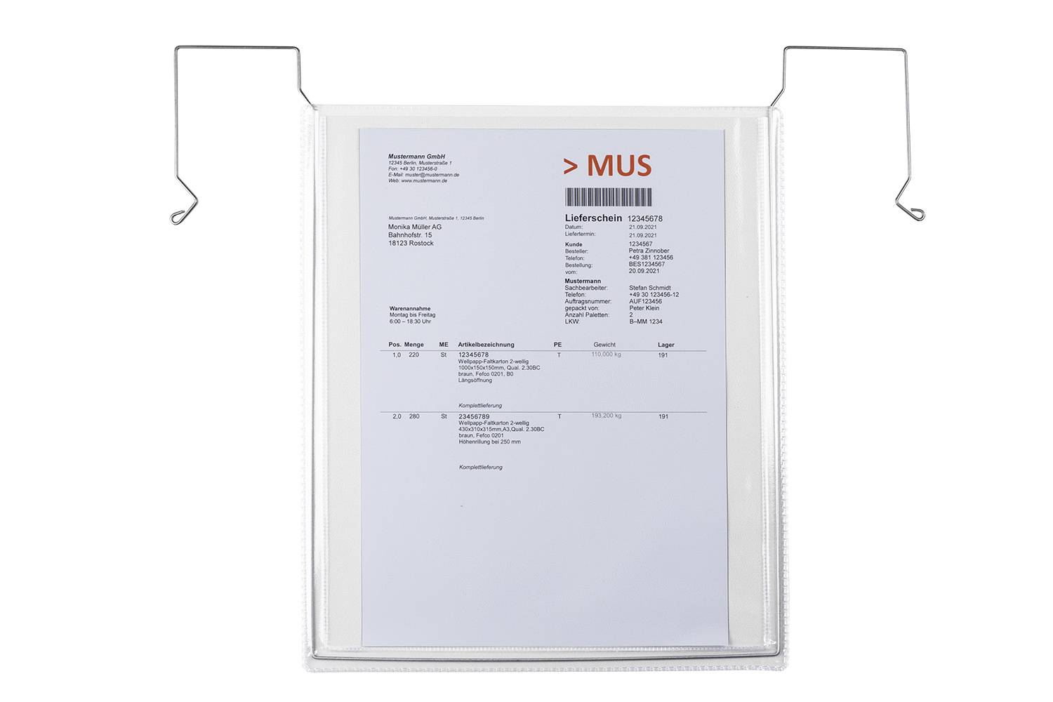 Drahtbügeltasche, A4 hoch ohne Klappe, 330 x 247 mm-2