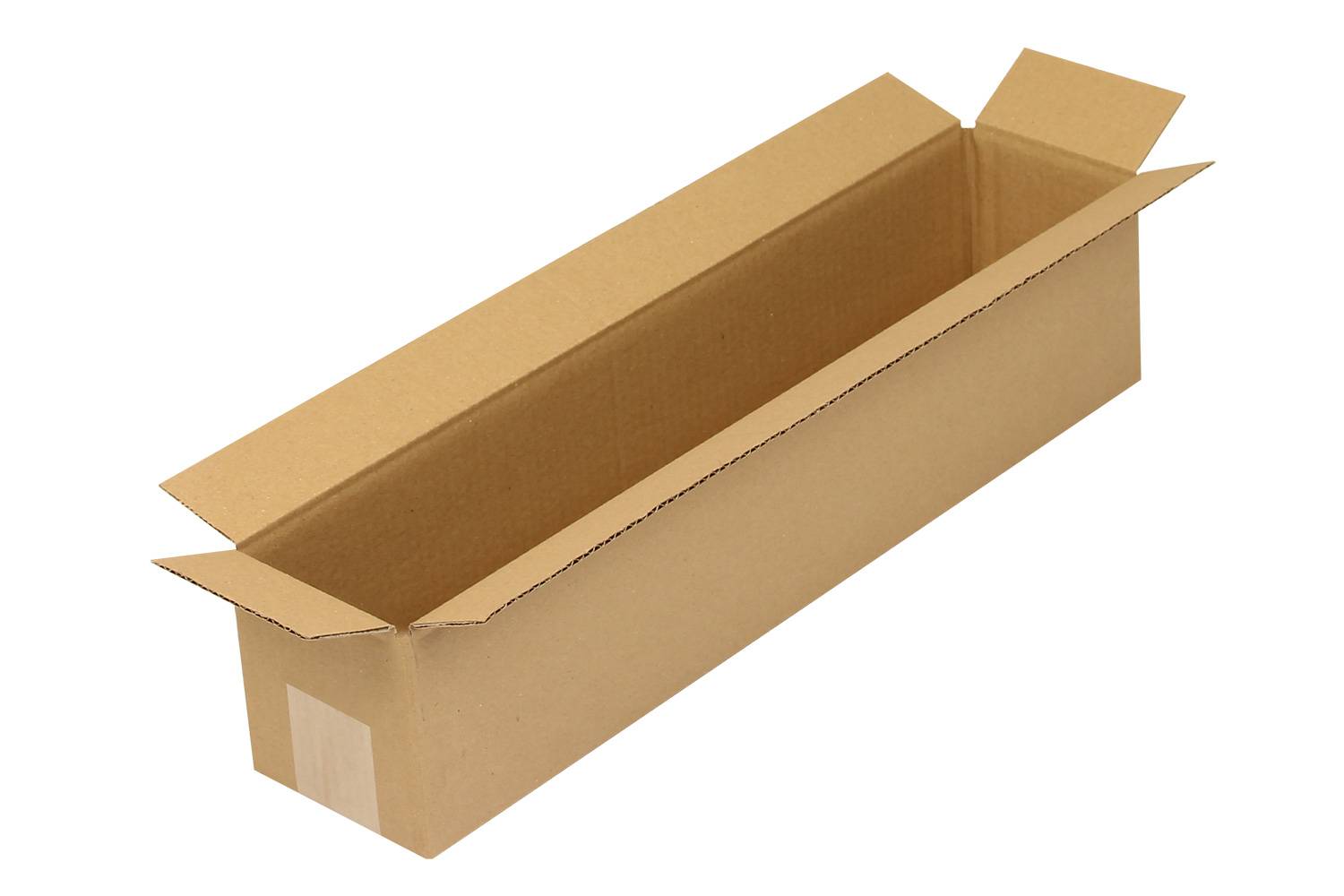 Faltkarton 1-wellig, 500 x 100 x 100 mm (Innenmaß), Qualität 1.20 B-0