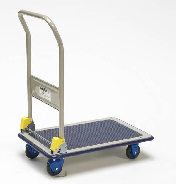 Plattformwagen Maße 740x480mm m.2 Lenk-/2 Bockrollen TRANSPAK