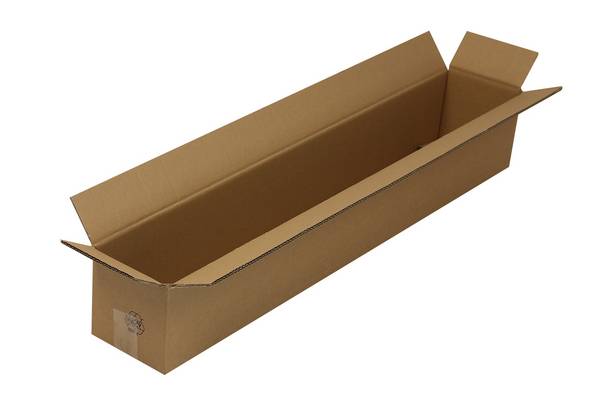 Wellpapp-Faltkarton lang 2-wellig, 1000 x 150 x 150 mm