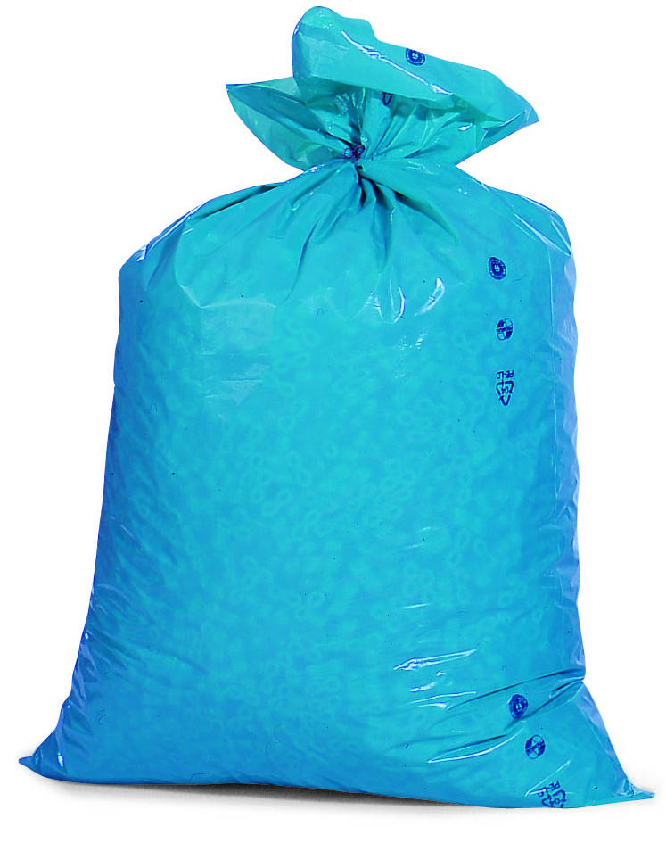 Abfallsack Premium Größe XL Maße 800+500x2200mm S.90µ PE transp. Inhalt 1000l-0
