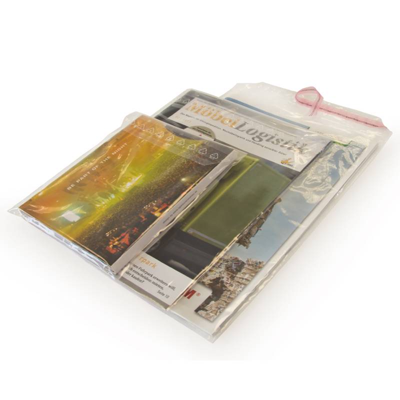PP-Folienversandhülle, 225x310+40mm, 40µ, transparent, SK-Verschluss-0