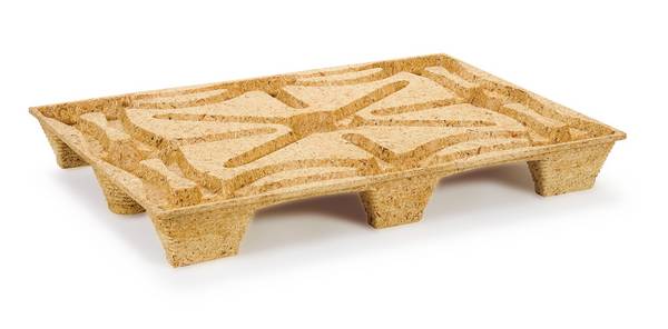 Pressholz-Palette - 1140x760x145 mm, Tragkraft: 900 kg, Palettenmaß: Container