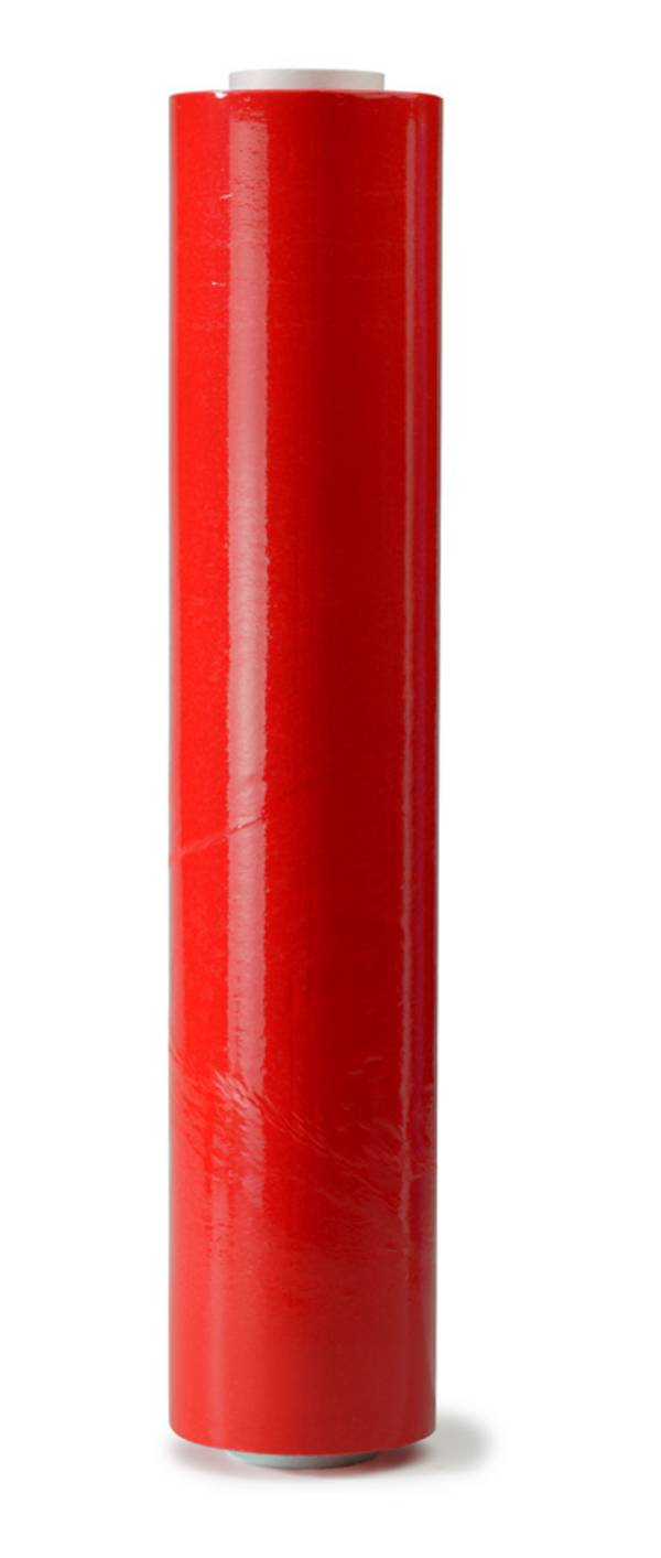 Handstretchfolie, 500 mm x 260 lfm., Stärke: 23µ, Farbe: rot