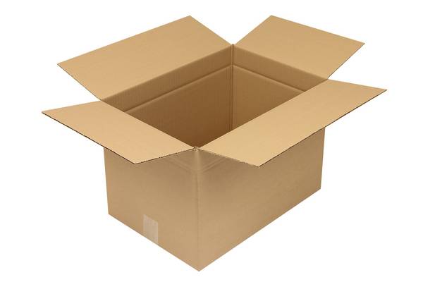 Wellpapp-Faltkarton 1-wellig, 440 x 300 x 300 mm, Qualität 1.30 C, braun