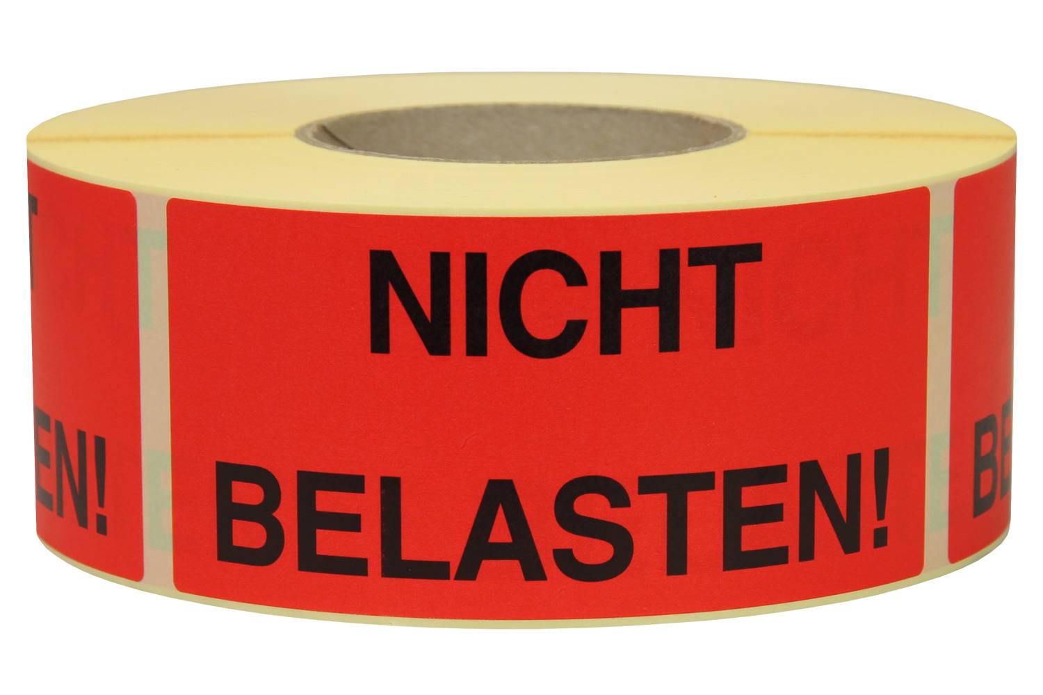 Warnetiketten, 145 x 70 mm, aus Papier, mit Aufdruck, "Nicht belasten"-0
