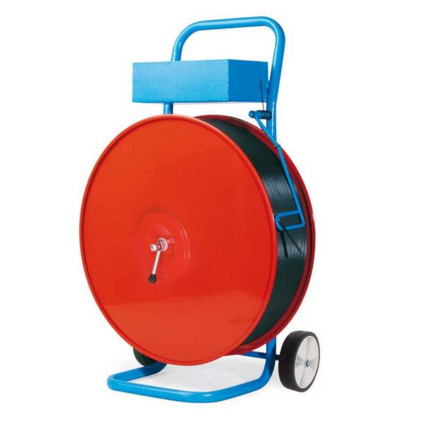 Abrollwagen Basic,für PP/PET-Band Großrollen,fahrbar, Kerndurchm: 200/280/406mm