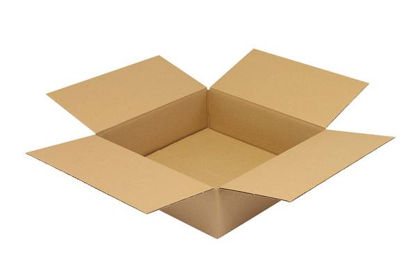 Faltkarton 1-wellig, 350 x350 x 100 mm (Innenmaß), Qualität 1.20 B