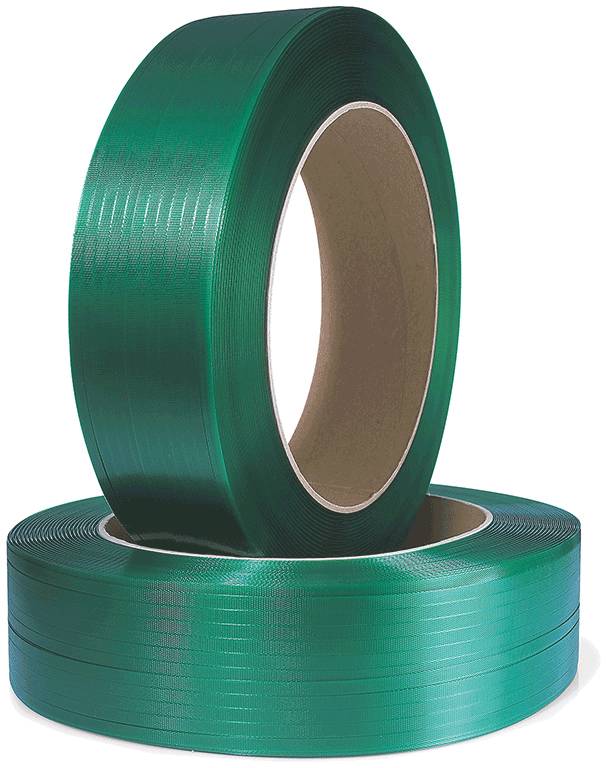 Polyesterband, extrastark, 15, mm breit x 2000 lfm, grün, 0,60 mm Stärke-0