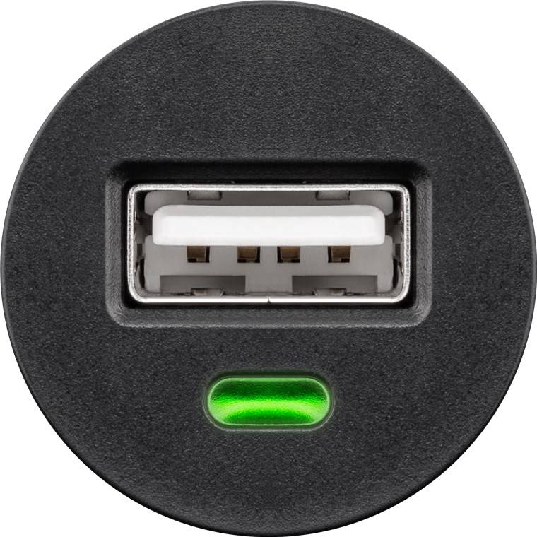 Goobay 44176 Kfz USB Adapter Zigarettenanzünder / Auto Ladegerät 5W / USB-A Ladeadapter / Mini Ladestecker 5V / Schwarz-4