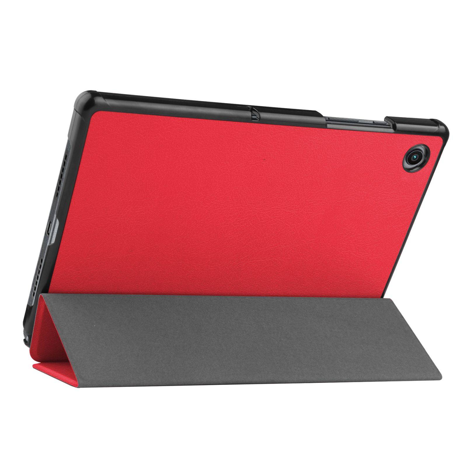 Tablet Hülle für Samsung Galaxy Tab A8 SM-X200 X205 Slim Case Etui mit Standfunktion und Auto Sleep/Wake Funktion Rot-2