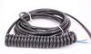 Spiralkabel 2x2,5mm² PUR 220mm/850mm Schwarz L/R: 5000mm/600mm