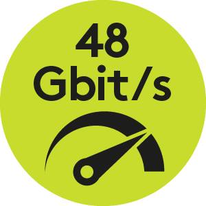 Symbolbild für Goobay 61637 Ultra High Speed HDMI Kabel Ethernet / UHD 8K @ 60Hz eARC CCS HDMI Anschlusskabel Monitorkabel Schwarz 0,5m