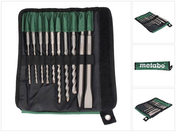 Metabo Bohrer und Meißel Set SP SDS plus 10 tlg. 5 - 14 mm ( 630824000 )