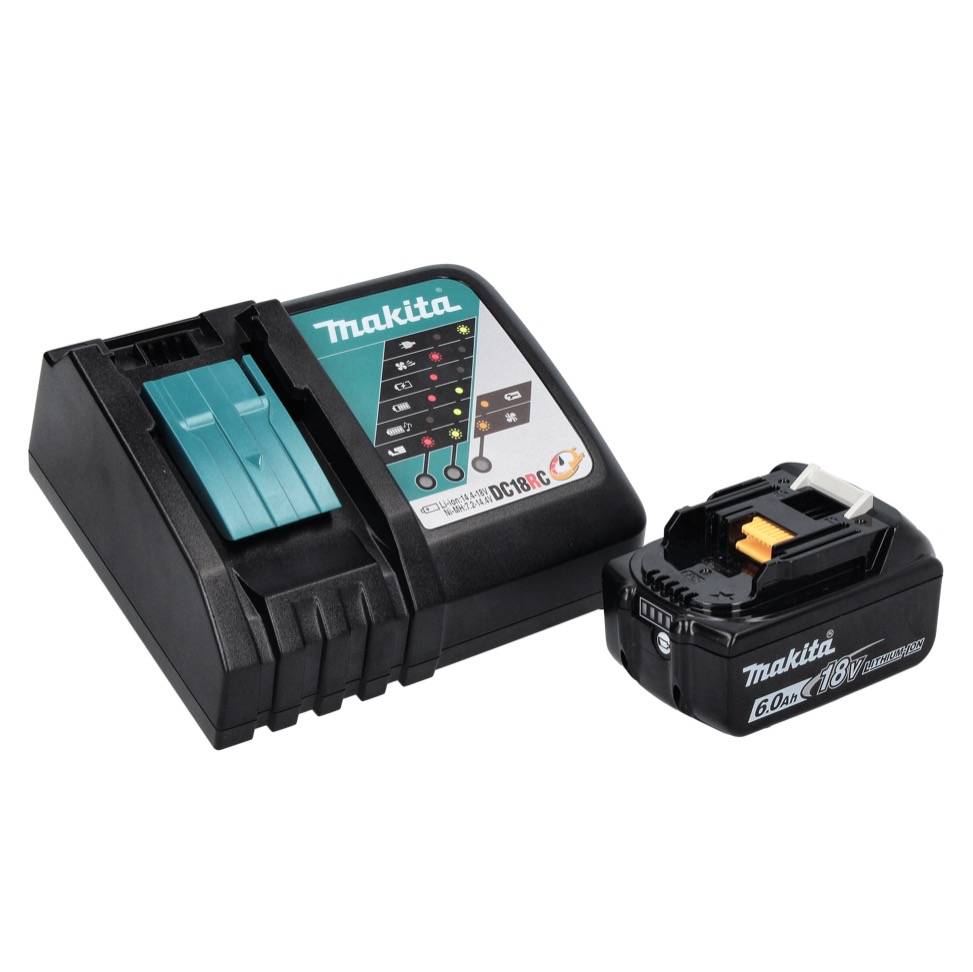 Makita DTM 52 RG1J Akku Multifunktionswerkzeug 18 V Starlock Max Brushless + 1x Akku 6,0 Ah + Ladegerät + Makpac-2