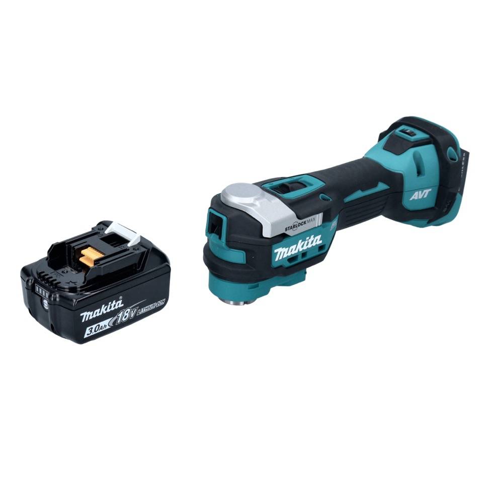 Makita DTM 52 F1 Akku Multifunktionswerkzeug 18 V Starlock Max Brushless + 1x Akku 3,0 Ah - ohne Ladegerät-1