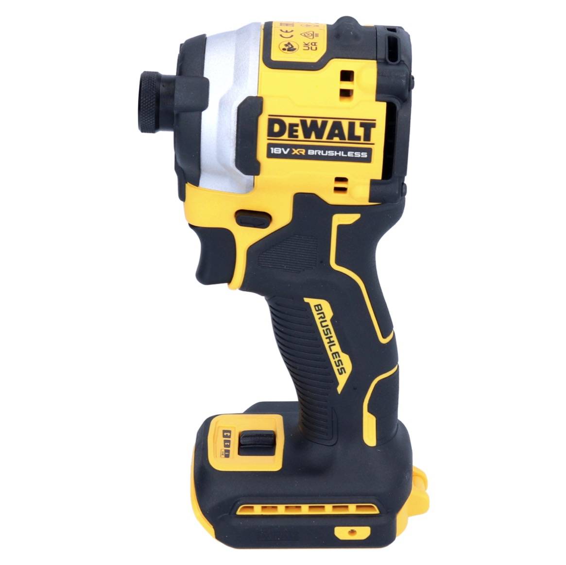 DeWalt DCF 850 E2T Akku Schlagschrauber 18 V 205 Nm 1/4" Brushless + 2x Akku 1,7 Ah + Ladegerät + TSTAK-2