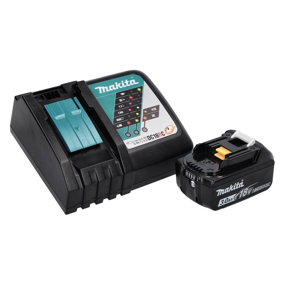 Makita DTM 52 RF1J Akku Multifunktionswerkzeug 18 V Starlock Max Brushless + 1x Akku 3,0 Ah + Ladegerät + Makpac-2