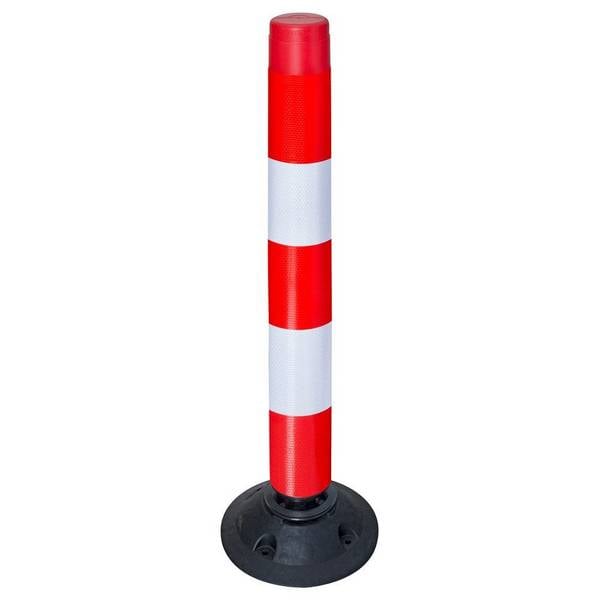 FlexPin Leitzylinder, 1000 mm, rot/weiß reflektierend