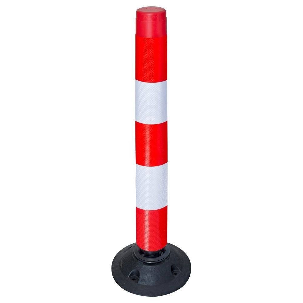 FlexPin Leitzylinder, 1000 mm, rot/weiß reflektierend-0