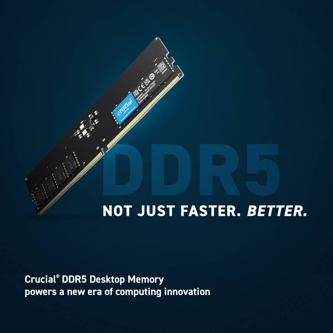 Crucial - DDR5 - Modul - 32 GB - DIMM 288-PIN-4