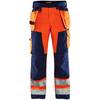 unisex Warnschutzhose 1568 orange Groesse 62