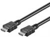 Goobay 58445 HDMI High Speed Kabel Ethernet / UHD 4K @ 30Hz Monitorkabel / 10,2 Gbits Anschlusskabel / Schwarz / 10m