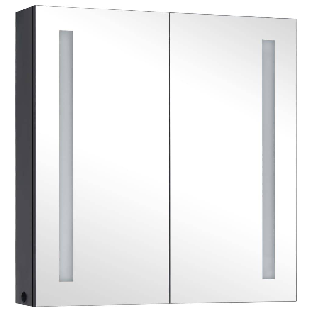 vidaXL LED-Spiegelschrank fürs Bad 62x14x60 cm-2
