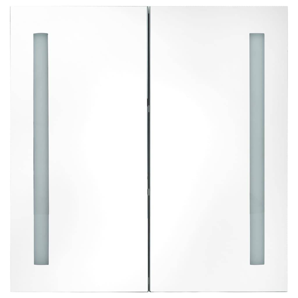 vidaXL LED-Spiegelschrank fürs Bad 62x14x60 cm-3