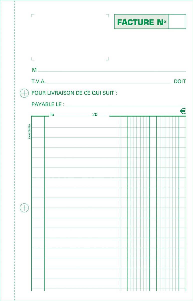 EXACOMPTA Facturen 210 x 135 mm, 50 vel, doorschrijf-1
