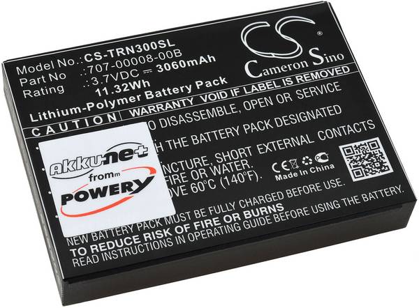 Akku für GPS-Messgerät Trimble 96410-00, 3,7V, Li-Polymer