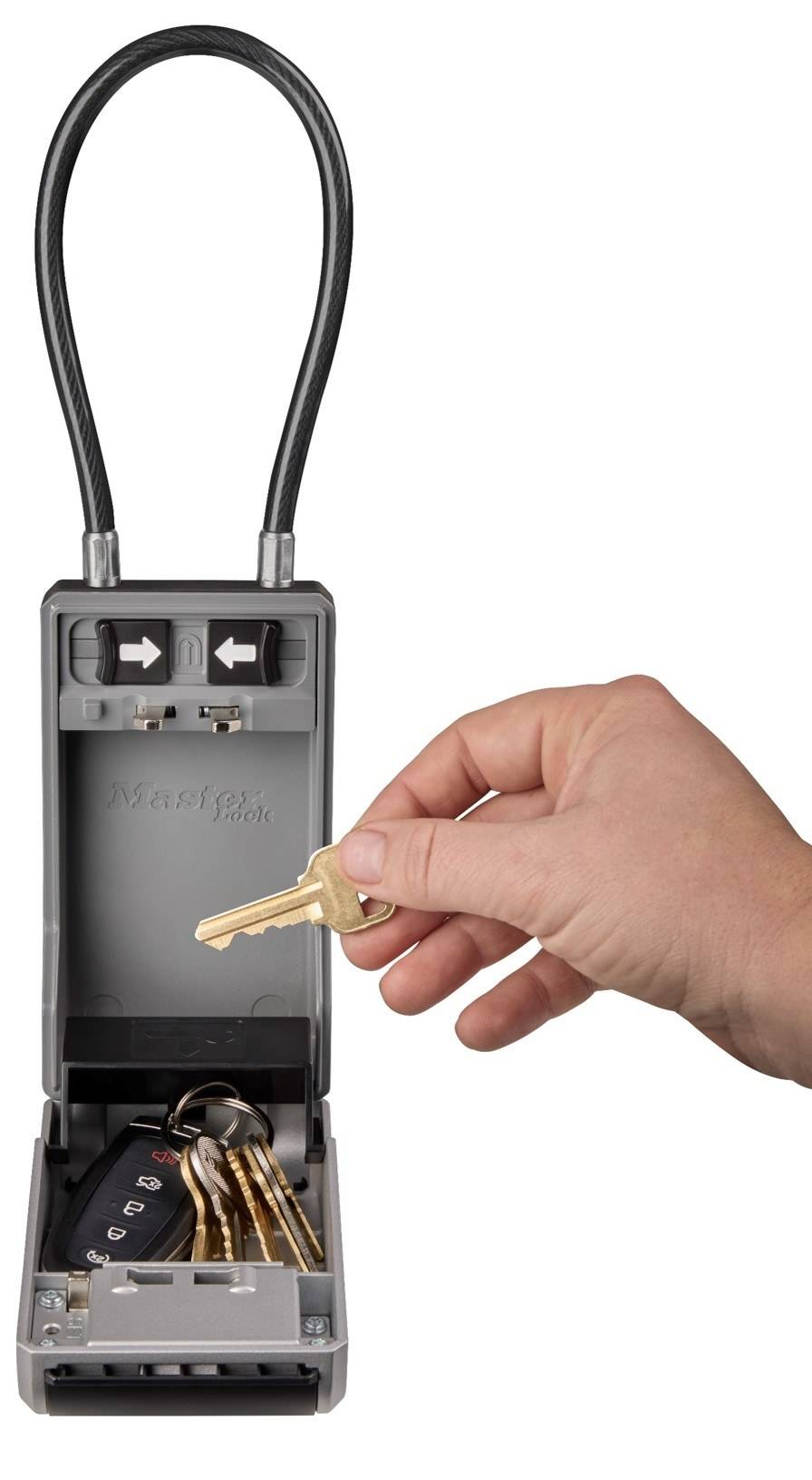 Lock Schlüsselkasten mit abnehmbarem Bügel 5482EURD Baumarkt & Garten Arbeitsschutz & Sicherheit-2
