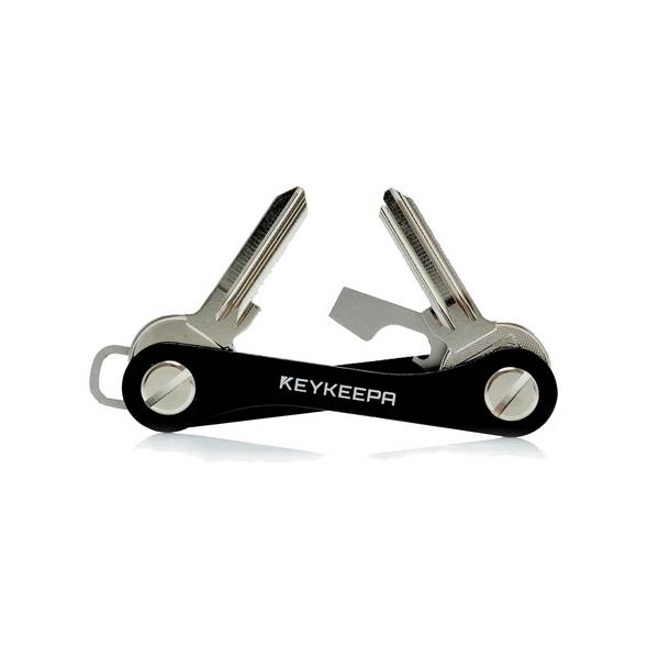 SELVA Keykeepa Aluminium für bis zu 12 Schlüssel, schwarz