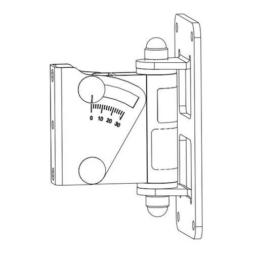 NEXO VNI-WM01 - Wandhalterung passend für Lautsprecher (Belastung max. 15,0 kg | 0 - 30°) - in schwarz-0