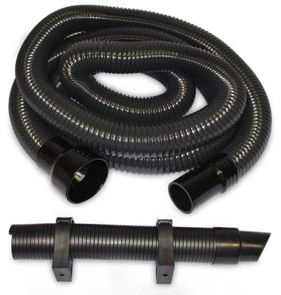 Schlauchset, Ø 50 - Ø 75 mm, mit Düsenanschluss, schwarz, 4 m-0