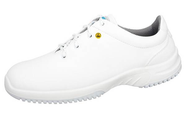 Halbschuh weiß ESD - 40, 31780 ESD-Sicherheitsschuhe uni6 Damen / Herren, S2