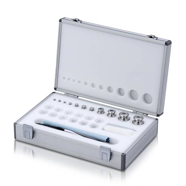 BOSCHE Wägetechnik M1 1 mg - 200 g Gewichtssatz im Aluminium-Koffer