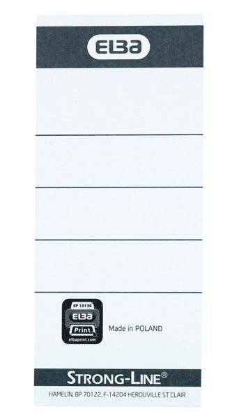 Elba 400087754, Schwarz, Weiß, Ordner, Rechteck, 5 cm, 2,5 cm, 112 mm-0