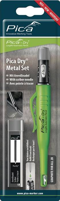 Pica Dry Metal-Set sortiert f.Metallarbeiten (Anreißnadel) 120 PICA-0